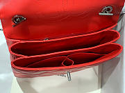 Chanel Trendy CC Handbag Red In Silver Hardware Size 25 x 12 x 17 cm - 4
