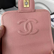 Chanel Small Flap Bag With Top Handle Pink Size 17 x 20.5 x 6 cm - 6