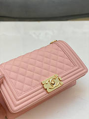 Chanel Boy Bag in Pink Size 25 cm - 5