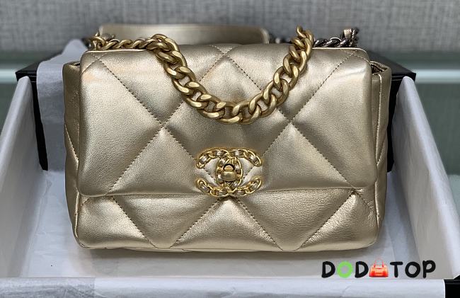 Chanel 19 Light Gold Bag Size 26 cm - 1