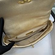 Chanel 19 Light Gold Bag Size 26 cm - 4