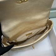 Chanel 19 Light Gold Bag Size 30 cm - 3