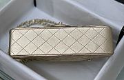Chanel Gold Flap Bag Lambskin Size 25 cm - 6