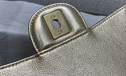 Chanel Gold Flap Bag Lambskin Size 20 cm - 2
