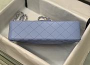 Chanel Blue Flap Bag Lambskin Size 25 cm - 4