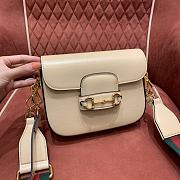 Gucci GG Horsebit Mini Beige Bag Size 20.5 x 14 x 5 cm - 1
