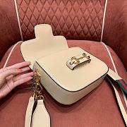 Gucci GG Horsebit Mini Beige Bag Size 20.5 x 14 x 5 cm - 5