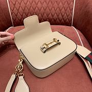 Gucci GG Horsebit Mini Beige Bag Size 20.5 x 14 x 5 cm - 4