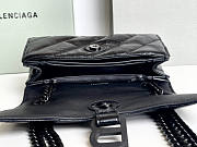 Balenciaga Crush Small Chain Bag Black Size 25 x 15 x 8 cm - 3