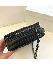 Dior Caro Box Bag With Chain In Black Size 18 x 13 x 5 cm - 5