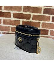 Gucci GG Matelassé Top Handle Mini Bag Black Size 16 cm - 5