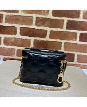 Gucci GG Matelassé Top Handle Mini Bag Black Size 16 cm - 4