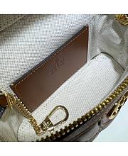 Gucci GG Matelassé Top Handle Mini Bag Brown Size 16 cm - 6