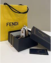 Fendace Nano Baguette Charm White Size 8 x 3 x 12 cm - 2