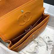 Chanel Flap Bag Caviar Orange Size 25 cm - 6