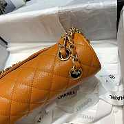 Chanel Flap Bag Caviar Orange Size 25 cm - 4