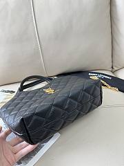 YSL Icare Shopping Black Bag Size 24 × 18 × 6 cm - 6