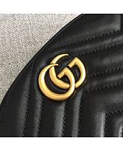 Gucci Marsupio GG Marmont In Pelle Matelassé Black Size 18 x 11 x 5cm - 6