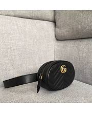 Gucci Marsupio GG Marmont In Pelle Matelassé Black Size 18 x 11 x 5cm - 2