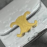 Celine Mini Bag In Silver Size 11 × 4 × 8 cm - 6