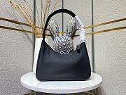 Prada Hobo Underarm Bag Black Size 23 cm - 5