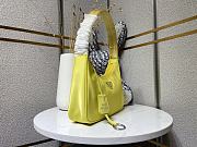 Prada Hobo Underarm Bag Yellow Size 23 cm - 5