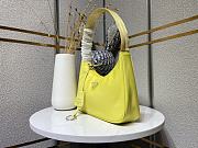 Prada Hobo Underarm Bag Yellow Size 23 cm - 4