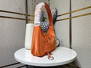 Prada Hobo Underarm Bag Orange Size 23 cm - 4