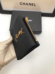 YSL Small Wallet Black Size 10.5 x 11.5 x 3 cm - 5