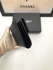 YSL Small Wallet Black Size 10.5 x 11.5 x 3 cm - 2
