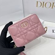 Dior CD Wallet In Pink Size 12 x 8.5 cm - 6