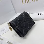Dior CD Wallet In Black Size 11 x 8.5 x 3 cm - 6