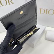 Dior CD Wallet In Black Size 11 x 8.5 x 3 cm - 5