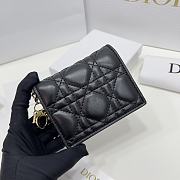Dior CD Wallet In Black Size 11 x 8.5 x 3 cm - 4