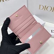 Dior CD Wallet In Pink Size 11 x 8.5 x 3 cm - 3
