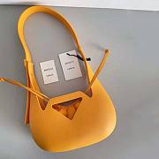 Bottega Veneta Punch Recyclable Rubber Shoulder Bag-Orange Size 17 x 27 x 5 cm - 1