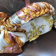 Fendi Baguette Fendace Quilted Silk Bag Size 15 x 6 x 27 cm - 5