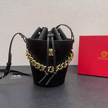 Versace La Medusa Bucket Bag-Black Size 13 x 13 x 18 cm