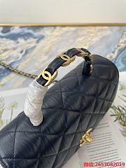 Chanel New Handle Bag Black Size 22.5 × 15 × 9.5 cm - 4