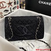 Chanel Denim Black Bag Size 25 cm - 4