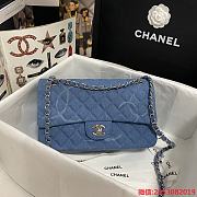 Chanel Denim Bllue Bag Size 25 cm - 1