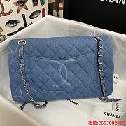 Chanel Denim Bllue Bag Size 25 cm - 6