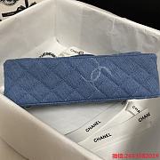 Chanel Denim Bllue Bag Size 25 cm - 2