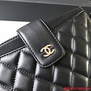 Chanel Card Holder Black Size 18.5 × 11.5 x 1 cm - 2
