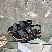 Dior Men Sandal Black/Grey  - 2