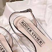 Roger Vivier Virgule Strass Buckle Slingback Shoes Black - 3