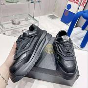 Versace Unisex Sneakers Brown/White/Black - 3