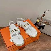 Hermes Shoes White  - 4