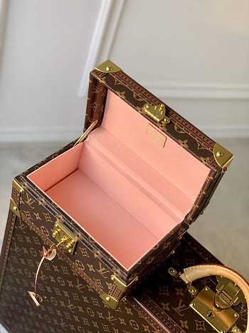 Louis Vuitton M20292 Coffret Tresor 24 Case Pink Size 24 x 13 x 17 cm