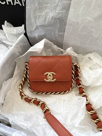 Chanel Flap Chain Bag Size 20 × 18 × 3 cm